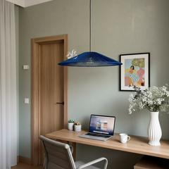 Suspension Luminaire Cylindrique en Fil de Coton – Design Naturel et Moderne