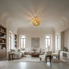 Suspension Luminaire en Raphia – Décoration Bohème Naturelle