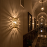 Applique Murale – Lampe Géométrique Artisanale Faite Main