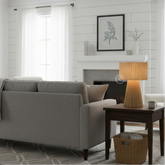 Lampe de table Abat-Jour Artisanal en Raphia Naturel