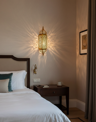 Applique Murale Lampe Géométrique Artisanale Faite Main