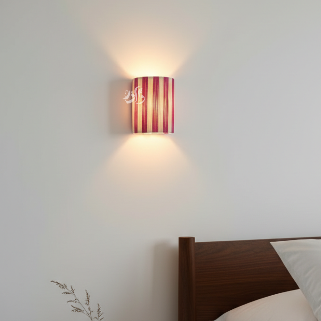 Handmade Raffia Wall Lamp – Ethnic & Boho Wall Light
