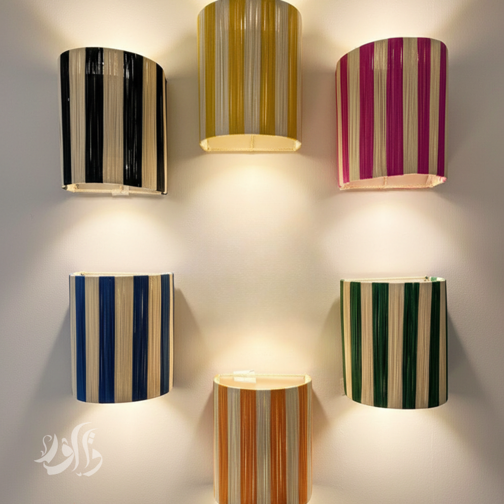 Handmade Raffia Wall Lamp – Ethnic & Boho Wall Light