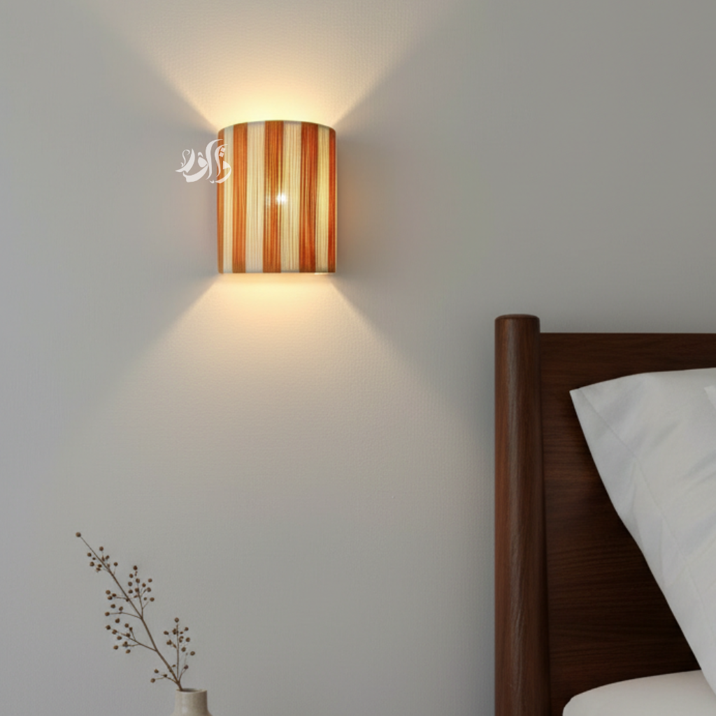 Handmade Raffia Wall Lamp – Ethnic & Boho Wall Light