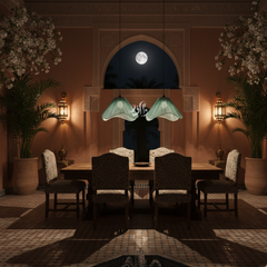 lot de 2 Suspension Luminaire Cylindrique en Fil de Coton – Design Naturel et Moderne