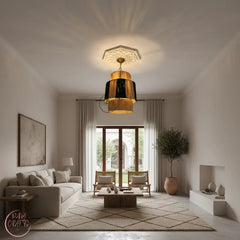 Suspension Luminaire Artisanale en Raphia – Décoration Bohème Naturelle