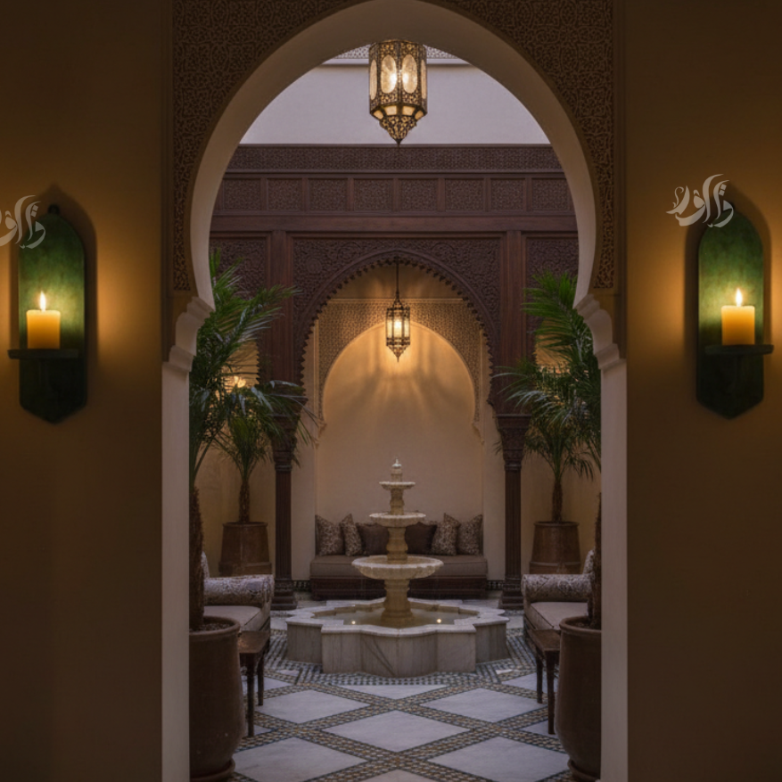 Lot de 2 Appliques Murales    en Laiton Poli – Bougeoirs Artisanaux Style Bohème Vintage