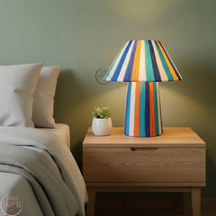 Lampe de table colorée au design moderne