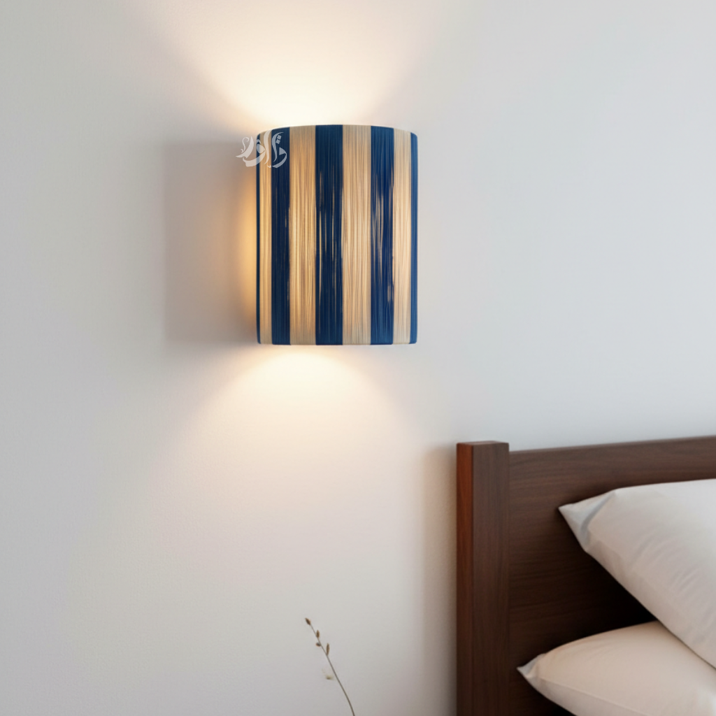 Handmade Raffia Wall Lamp – Ethnic & Boho Wall Light