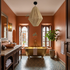 Suspension Luminaire Artisanale en Raphia – Décoration Bohème Naturelle