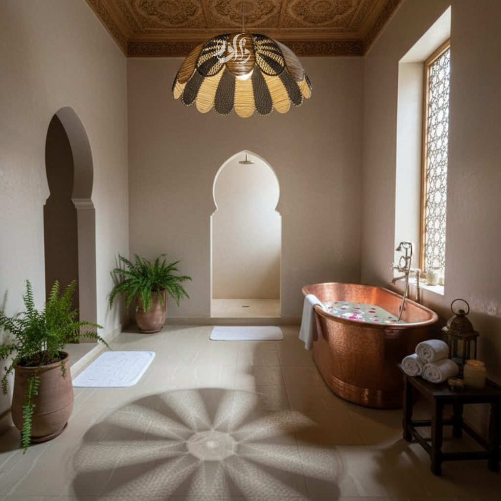 Suspension Luminaire Artisanale en Raphia – Décoration Bohème