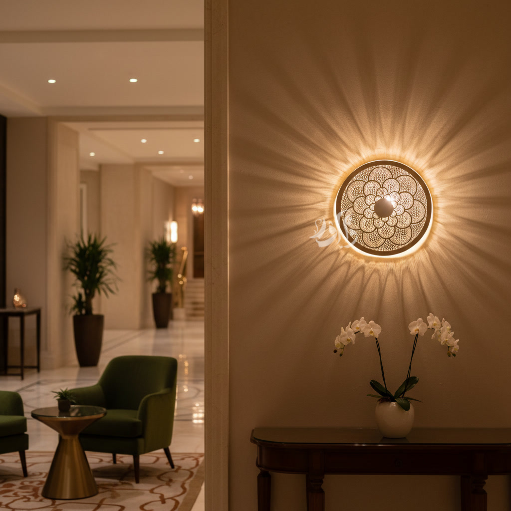 Applique Murale &nbsp;en Laiton Fait Main – Luminaire Vintage Artisanal pour Intérieur Élégant