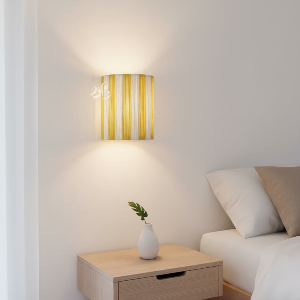 Handmade Raffia Wall Lamp – Ethnic & Boho Wall Light