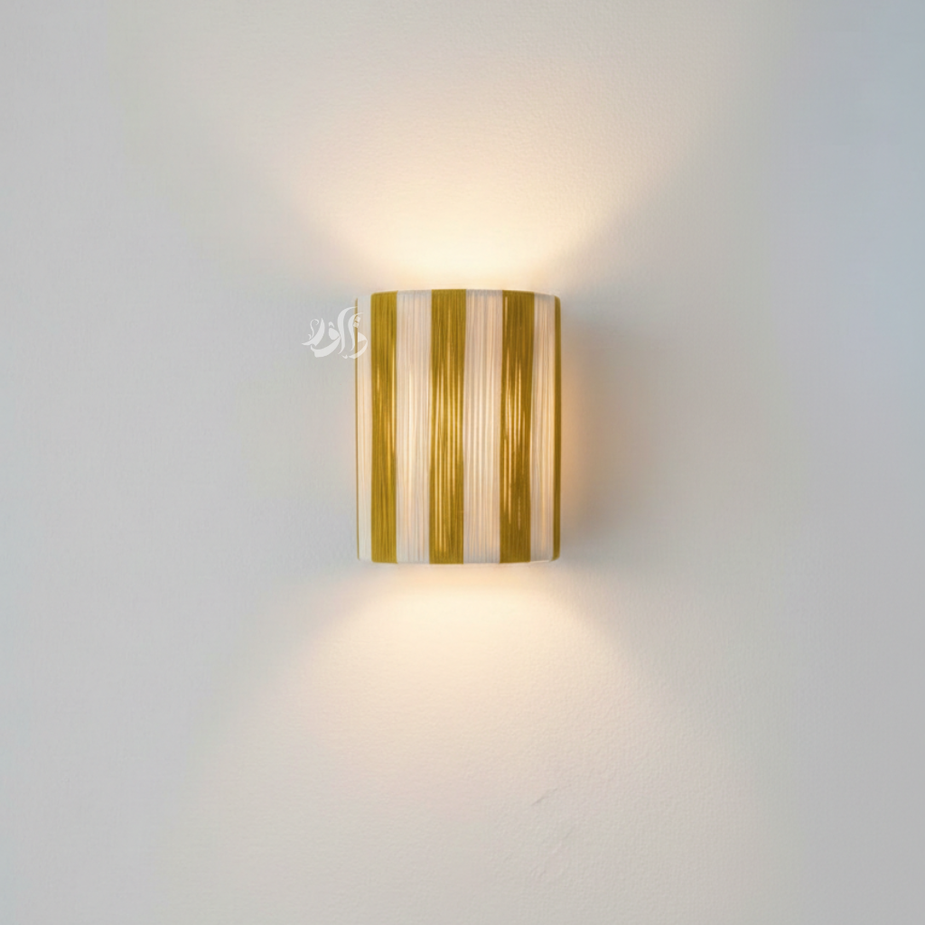 Handmade Raffia Wall Lamp – Ethnic & Boho Wall Light