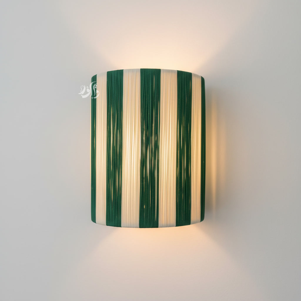 Handmade Raffia Wall Lamp – Ethnic & Boho Wall Light